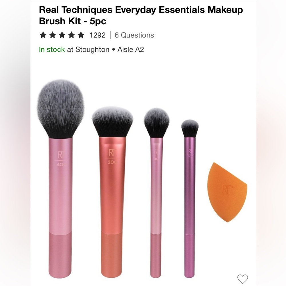 Real Techniques Everyday Essentials Set - Picture 2 of 2